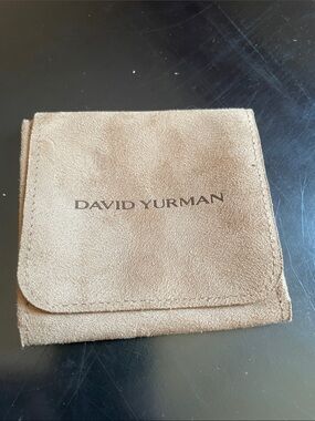 David Yurman Brown Suede Jewelry Pouch